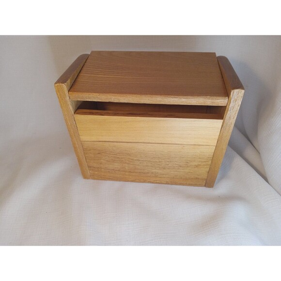 Alco Classic Oak Recipe Box New In Box Recipe Box - Picture 8 of 11